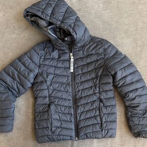 Spyder Kids Charcoal Puffer Jacket